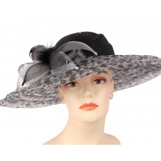 Mujer&apos;s Church Hat  wide brim Kentucky derby Hat  Black 1501  eb-13212672